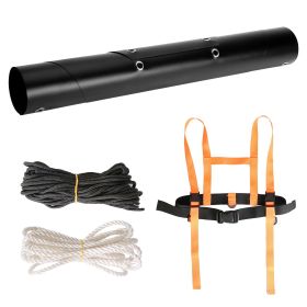 Deer Drag Sled with Dragging Harness Deer Cart Game Hauler Snow Sledding Pad Hunting Gear Supplies with 32.8FT Black Rope 16.1FT White Rope for H